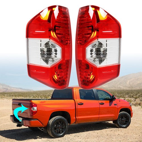 DURAFORCE Rear Brake Tail Lights Red FOR 2014-2020 Toyota Tundra Driver & Passenger Side