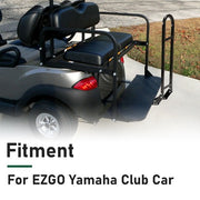 DURAFORCE Golf Cart Rear Seat Safety Grab Bar With Trailer Hitch for EZGO Club Car Yamaha