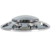 DURAFORCE Wheel Axle Hub Cover Kit Semi Truck Wheel Front 33mm Nut Covers Set 2 Of Chrome