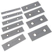DURAFORCE 0. 001" 1/8 x 4" 10 Pair Precision Parallel Set Hardened Steel In Case