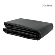 DURAFORCE Pond Liner 20x30 FT 20mil Fish Pond Liner Flexible Garden Pond Liners Waterproof