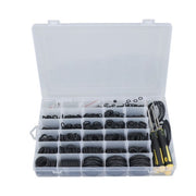 DURAFORCE 32 Size 1540 Pcs Rubber O Rings Assortment Kit with Pick and Hook Set 4mm-50mm