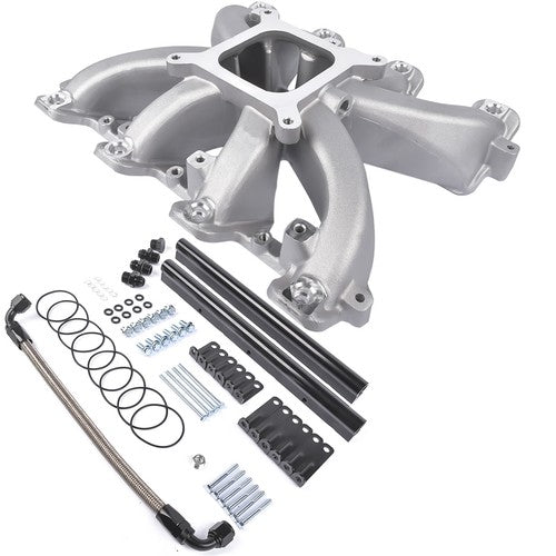 DURAFORCE Single-Plane EFI Intake Manifold w/ Fuel Rails 300-137 For GM Gen LS1 LS2 LS6