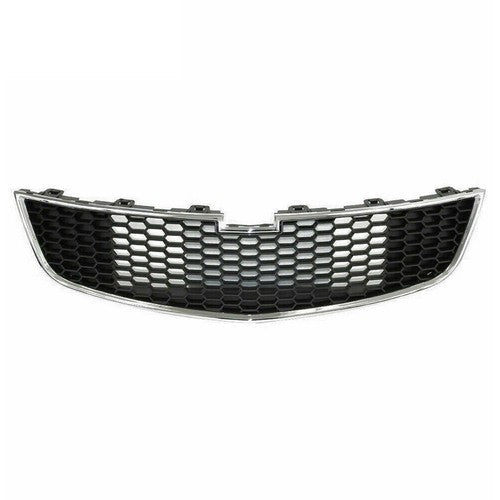 DURAFORCE Front Upper Lower Grille Grill Black Plastic Trim For Chevrolet Cruze 2011-2014