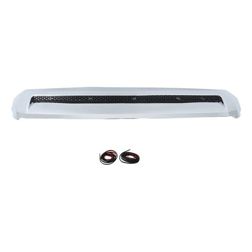 DURAFORCE For Toyota Tundra 2014-2021 Chrome Front Upper Hood Bulge Grille Trim Molding