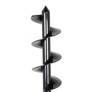 DURAFORCE Hand Operated Auger Drill Bit for Planting, T Shaped 4"X24" Garden Auger