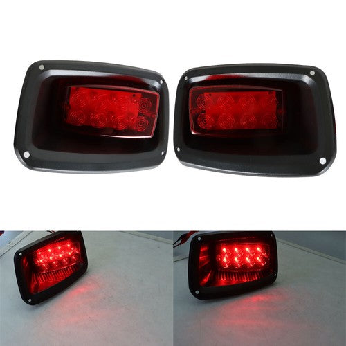 DURAFORCE For EZGO TXT Golf Cart Gas&Electric 12V LED Headlight & Tail Light Kit W/ Wire
