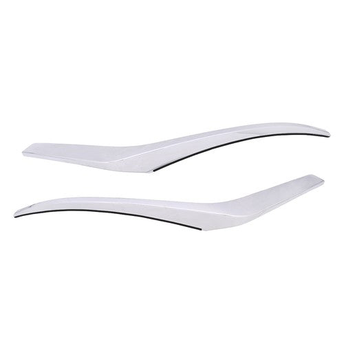 DURAFORCE For 2023-2024 Nissan Altima SV Front Bumper Upper Grille & Grille Chrome Molding