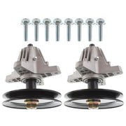DURAFORCE Spindle Assembly W/Pulley Bolt For Troy Bilt MTD 618-06991 918-06991 2pcs
