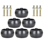DURAFORCE 6 Pack Deck Wheels Hardware Kit For Husqvarna 589527301 532174873 532133957