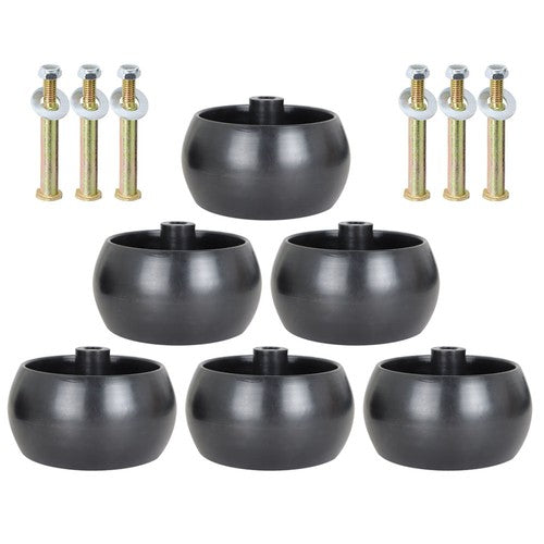 DURAFORCE 6 Pack Deck Wheels Hardware Kit For Husqvarna 589527301 532174873 532133957