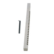 DURAFORCE 3/8" C 3/8" x 11-3/4" HSS Standard Keyway Broach With Shim LOC: 25/46"-2-1/2" US