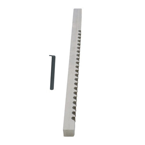 DURAFORCE 3/8" C 3/8" x 11-3/4" HSS Standard Keyway Broach With Shim LOC: 25/46"-2-1/2" US