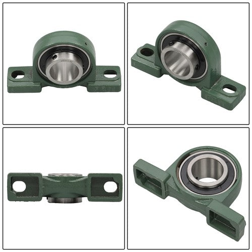 DURAFORCE Cast Iron 4* UCP210-32 Pillow Block Mounted Bearing 2" Bore Self-Aligning