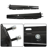 DURAFORCE Mud Flap Hanger Set 2.5" Bolt Pattern Spring Loaded Fits For Semi Truck 30"