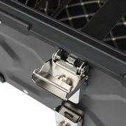 DURAFORCE 45L Black Motorcycle Top Case Tail Box Waterproof Luggage Scooter Trunk Storage