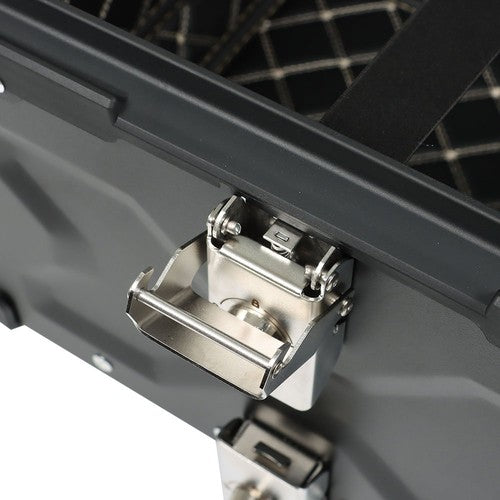 DURAFORCE 45L Black Motorcycle Top Case Tail Box Waterproof Luggage Scooter Trunk Storage
