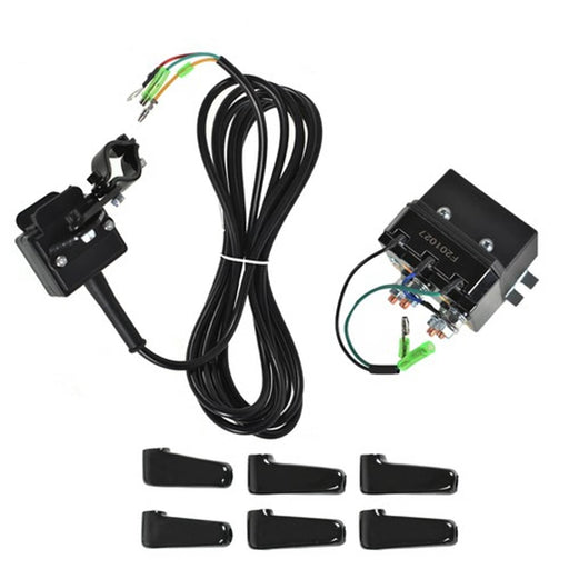 DURAFORCE 12V 250A For Contactor & Winch COMBO Solenoid Relay Rocker Thumb Switch