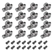 DURAFORCE 16x Roller Rocker Arm Self-Aligning for Small Block Chevy SBC 350 7/16'' Stud