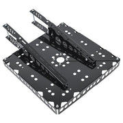 DURAFORCE Rear Bumper Mounted Generator Cargo Luggage Basket Rack Tray Kit For Trailers RV