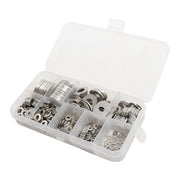 DURAFORCE Flat Washer 304 Stainless Steel Washers Assortment Set Value Kit 600 Pieces Set