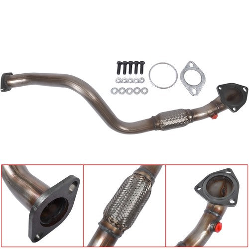 DURAFORCE Brand New Front Flex Pipe for Chevrolet Aveo Base Special Value 4-Door 2004-2008