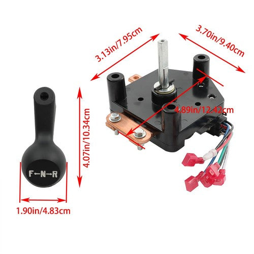 DURAFORCE 36 Volt Heavy Duty Forward Reverse Switch With Handle For Club Car DS Golf Cart