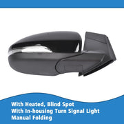 DURAFORCE Right Side Power Mirror for Hyundai Tucson Limited Luxury Premium Sport Ultimate