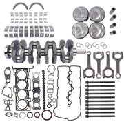 DURAFORCE Crankshaft Con Rod Gasket Set Pistons Bearing Screw Kit for Hyundai Sonata 2.0L