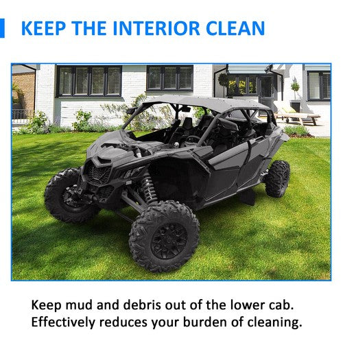 Extended Fender Flares Kit for Can Am Maverick X3 MAX Turbo R RR 2017-2025