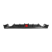 DURAFORCE Rear Bumper Diffuser Lip Carbon Style with LED Light for Infiniti Q60 2017-2022