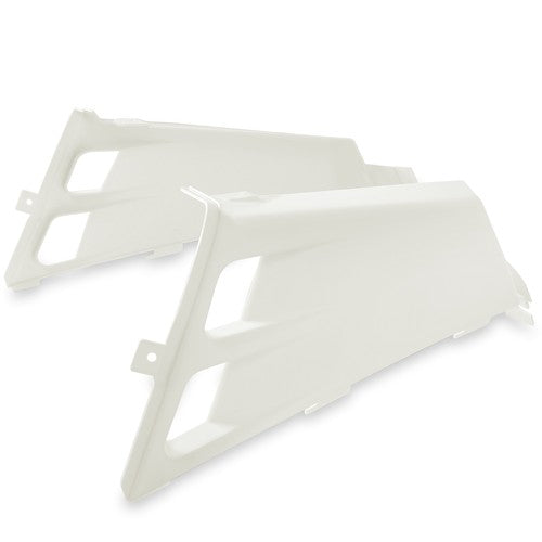 Left Right Gas Tank Side Covers Plastic for Yamaha Banshee 350 87 06 White