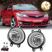 DURAFORCE For 2012-2014 Toyota Camry SE Front Bumper Halogen Fog Light Lamps Left & Right
