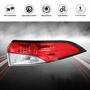 DURAFORCE Passenger Right Side Tail Light Assembly Halogen For Toyota Corolla 2020-2021