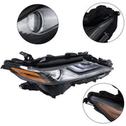 DURAFORCE Black Housing For 21 22 Toyota Camry XSE XLE Full LED Headlight Assy Right Side