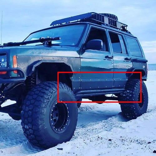 Lower Door Side Panel Armor for Jeep Cherokee XJ 4-Door 1984-2001