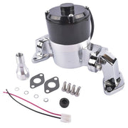 DURAFORCE High Flow Aluminum Electric Water Pump for Big Block Chevy 396 454 427 Chrome