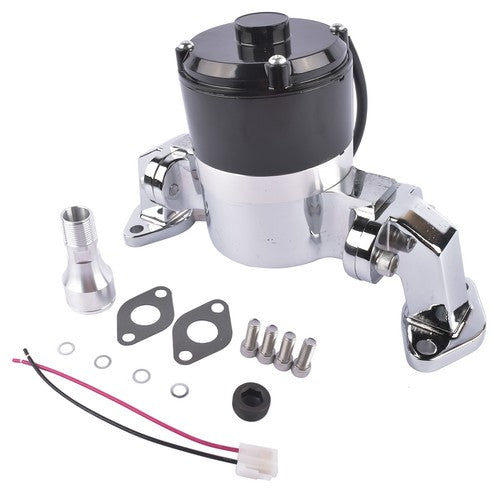DURAFORCE High Flow Aluminum Electric Water Pump for Big Block Chevy 396 454 427 Chrome