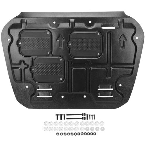 DURAFORCE Front Skid Plate For Honda Civic 2016-2021 Impact Resistant Engine Guard Cover