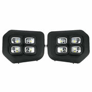 DURAFORCE 4-Eyes DRL LED White&Amber Fog lights Turn signal for 2016-2022 for Toyota Tacoma