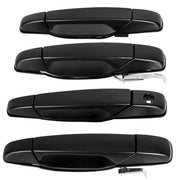 DURAFORCE Set of 4 Door Handle Black Front & Rear For Chevy GMC Tahoe Yukon Sierra 07-14