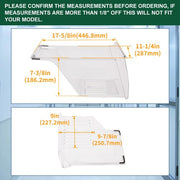 DURAFORCE Crisper Drawer Pan Compatible with Frigidaire Refrigerator 240337103 ( 2 Pack )