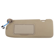 DURAFORCE Beige Plastic Driver Side Sunvisor With Lights And Mirror For 17-22 Honda CR-V