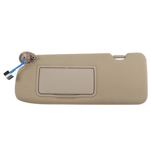 DURAFORCE Beige Plastic Driver Side Sunvisor With Lights And Mirror For 17-22 Honda CR-V