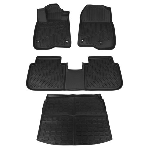 DURAFORCE TPE Floor Mats Liners for Honda CR-V CRV 2023 2024 2025 Include Hybird Models