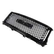 DURAFORCE For GMC Sierra 1500 2014 2015 Front Hood Mesh Grill Glossy Black Plastic Durable