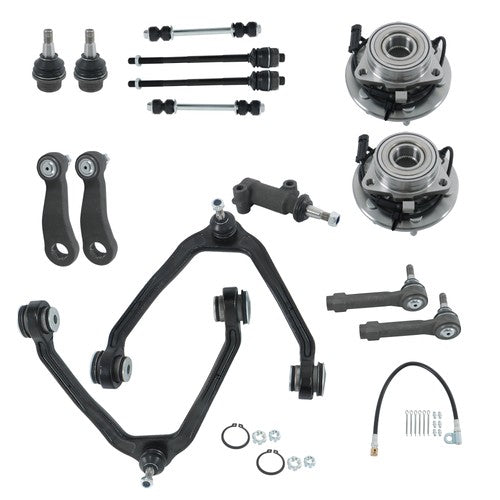 DURAFORCE K6534 Suspension Kit Wheel Hub Bearings Fit For Chevy Silverado 1500 1999-2006
