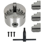 DURAFORCE K11-80 Self-centering Lathe Drilling Part 80mm 3 Jaw Lathe Chuck Manual Chuck 3"