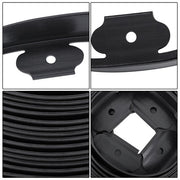 DURAFORCE 64pcs Anchoring Spik L-shaped 100FT Garden Edge Lawn Grass Stone Isolation Strip
