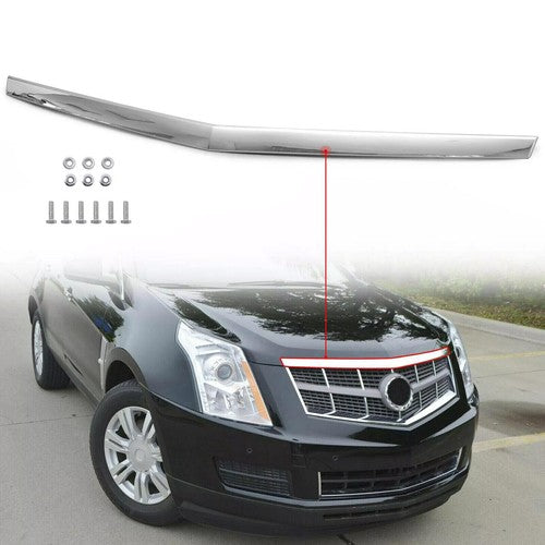 DURAFORCE Chrome Hood Molding Trim for Cadillac SRX 2010-2016 Replace 22774203